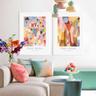 "Kunstdruck REINDERS ""Paul Klee Colour Set"" Bilder Gr. B/H/T: 50 cm x 70 cm x 2,2 cm, bunt Kunstdrucke"