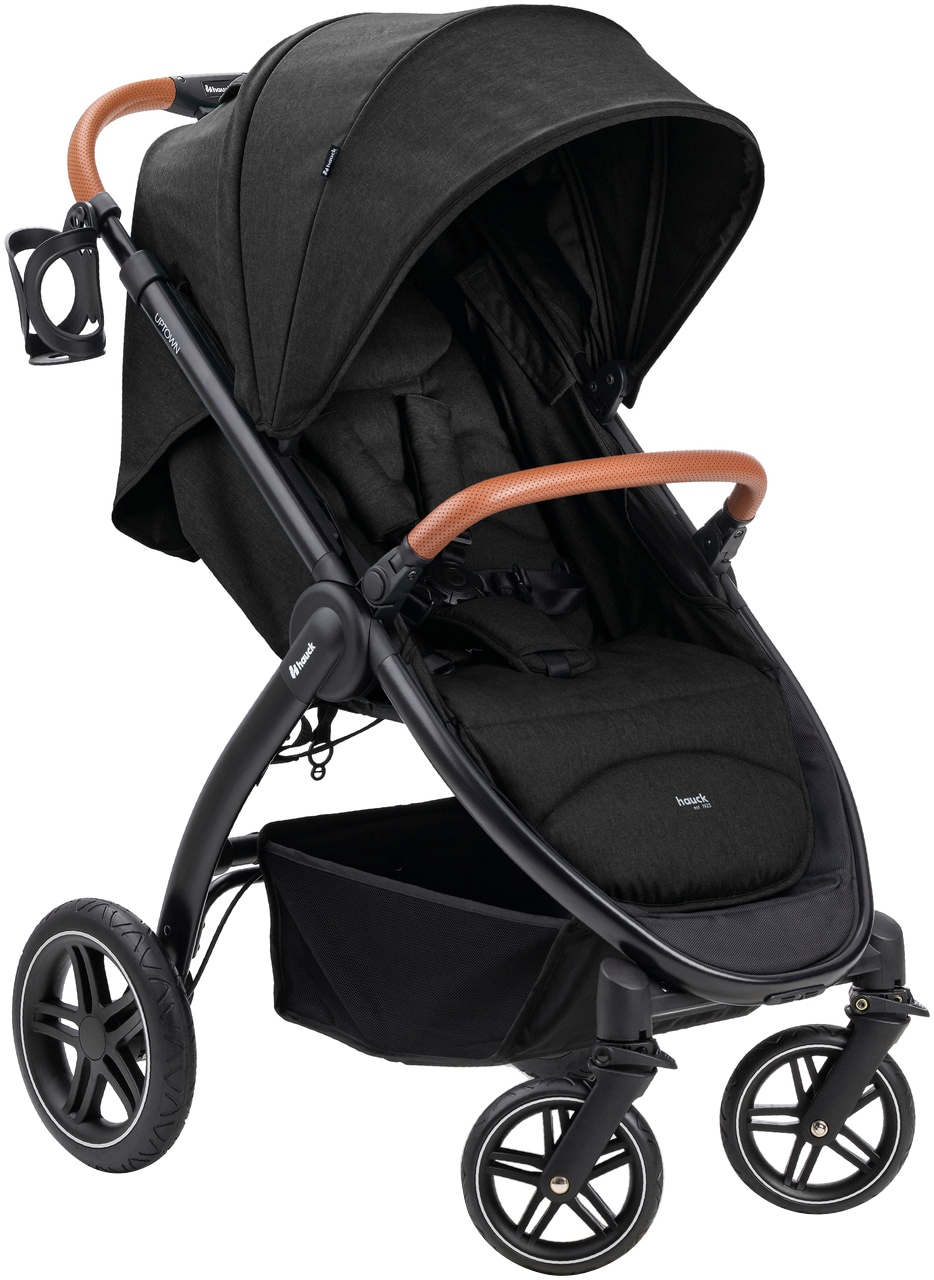 Kinder-Buggy HAUCK "Uptown, Black Melange", Kinder, schwarz (schwarz melange), Kinderwagen, bis 22 kg belastbar
