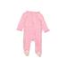 Just One You Made by Carter's Long Sleeve Onesie: Pink Floral Motif Bottoms - Size 6 Month