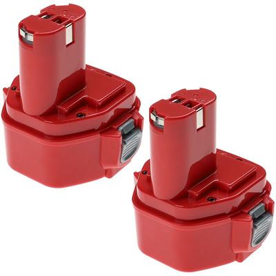 2x Akku kompatibel mit Makita 8281DWAE, 8413D, 8271DWE, 8271DWPE, 8271DWPE3 Elektrowerkzeug (3300 Image