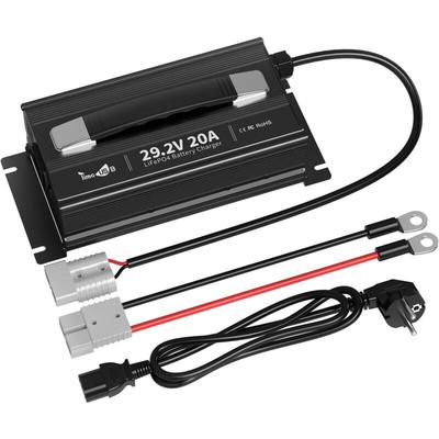 Timeusb - 29,2V20A Batterieladegerät für 24V Lithium Batterie LiFePO4 Akku,