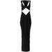 Vivenda Draped Cut-out Dress - Black - Christopher Esber Dresses