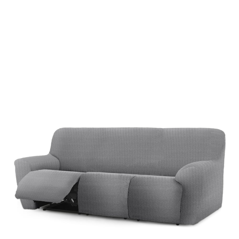 Copridivano relax estensibile 3 posti x 3 grigio 140 - 300 cm