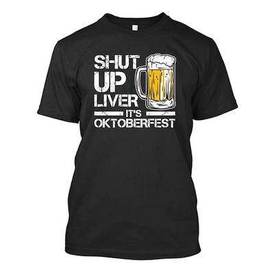 Bier Cosplay Kostüm T-Shirt-Ärmel Bedruckt Klassisch Streetstyle Für Paar Herren Damen Erwachsene Karneval Oktoberfestbier Heißprägen Party Casual Image