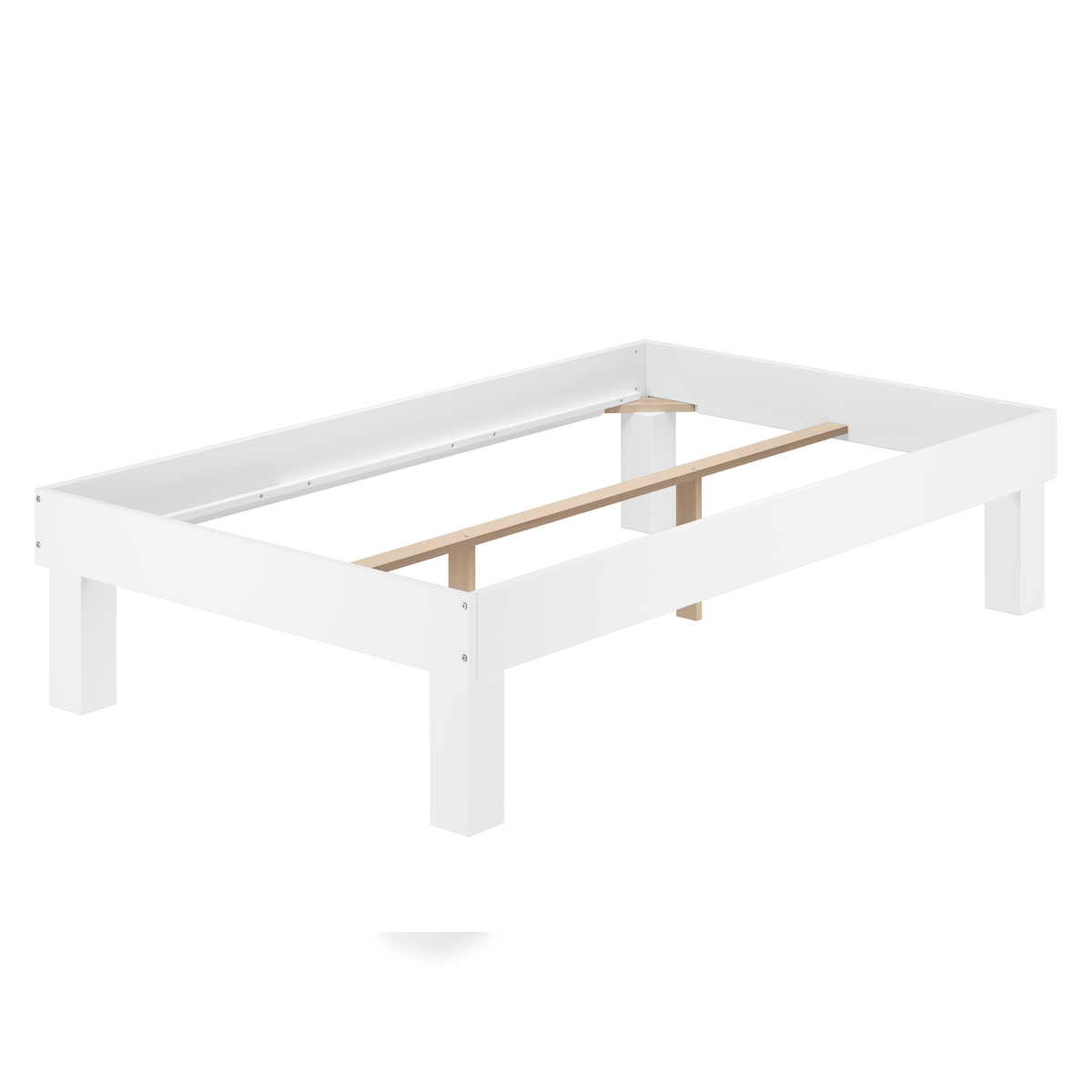 Erst-Holz Holzbett Einzelbett Buche Bettrahmen Futonbett Breite wählbar mit hohen Füßen V-60.87W-H Image