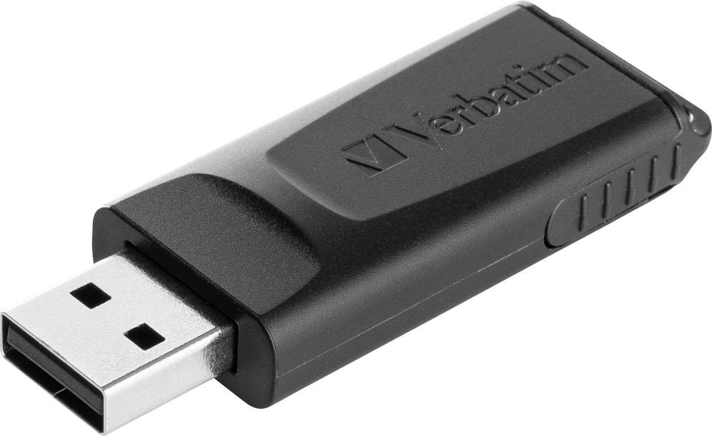 Verbatim Slider USB-Stick 32 GB Schwarz 98697 USB 2.0 Image