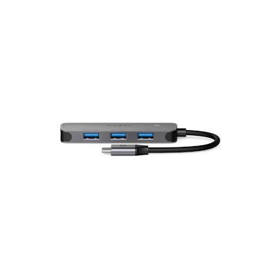 Nedis USB-Hub - 1x USB-C - 4x USB A Female - 4-Port port(s) - USB 3.2 Gen 1 - Stromversorgung über USB - 5 Gbps