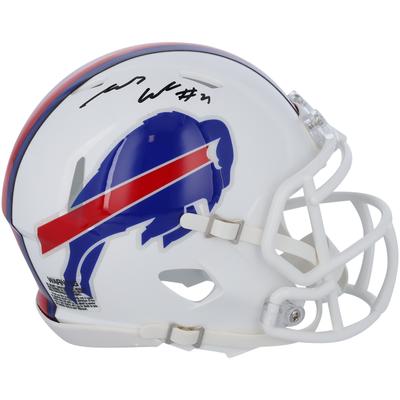 Signierter Riddell Speed Mini-Helm von James Cook, Buffalo Bills Image
