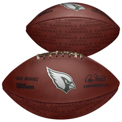 Arizona Cardinals – Wilson präsentiert unsignierten Duke Pro Football Image