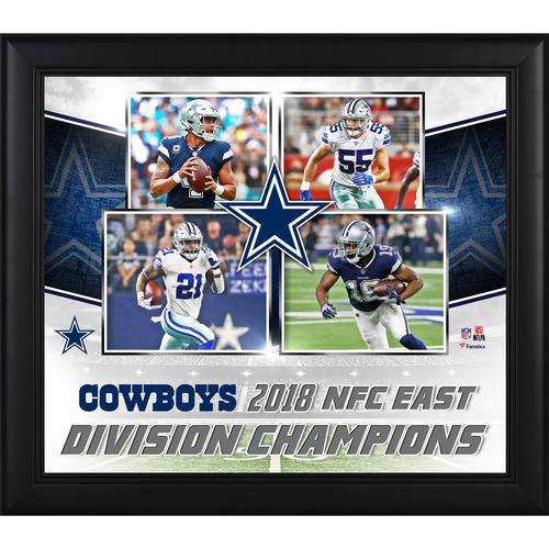 Dallas Cowboys – gerahmte Collage der NFC East Division Champions 2018, 15 x 17 Zoll