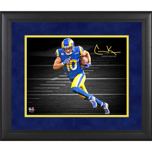 Cooper Kupp Los Angeles Rams Gerahmtes 11 x 14 Zoll Spotlight-Foto - Faksimile-Signatur