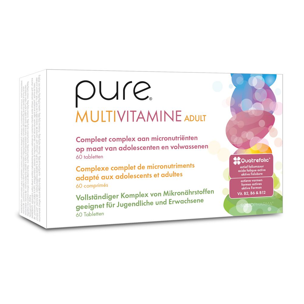 Pure Multivitamine Adult 60 St Tabletten