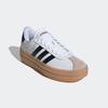 Sneaker ADIDAS SPORTSWEAR "VL COURT BOLD", Gr. 39, weiß (cloud weiß, core schwarz, wonder beige), Leder, Synthetik, sportlich, Schuhe, Design auf den Spuren des adidas Gazelle Bold, Topseller