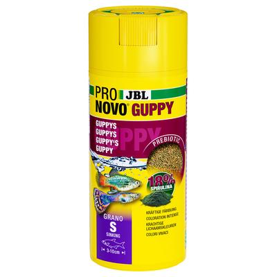 Sparpaket: 2x250ml JBL ProNovo Guppy Grano S Fischfutter