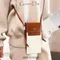 Nom personnalisé mode téléphone sac à bandoulière pour femme Design de luxe mince rabat sac à main