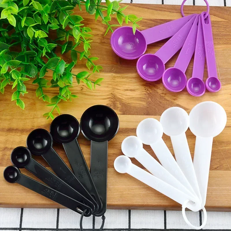 Cuillère à mesurer de cuisine, tasses à mesurer, outils de mesure, cuillère à sucre à café en plastique Portable, Gadgets de cuisine, accessoires de cuisine