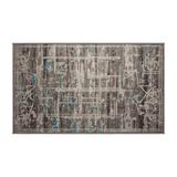 Gray 120 x 96 x 0.08 in Area Rug - 17 Stories Machine Washable Area Rug Polyester/Chenille | 120 H x 96 W x 0.08 D in | Wayfair