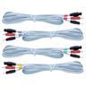 Set di 4 cavi Compex Grigi 6P/ Wire Chattanooga/ Compex A SPINOTTO