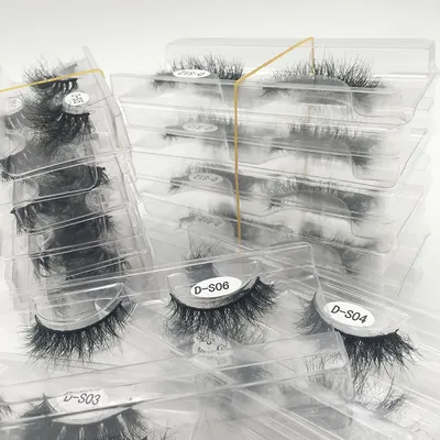 3D Mink Lashes 10-100 Pairs Real Mink Wholesale Makeup Eyelashes Vendor False Eyelash Extension
