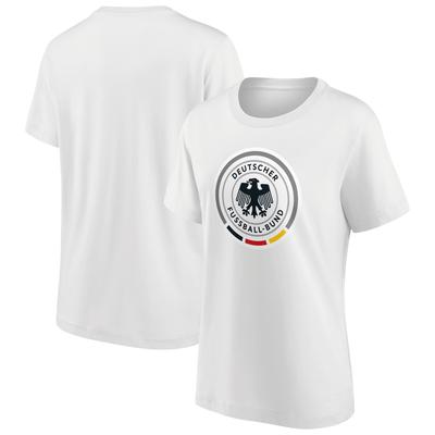 DFB Primary Logo Graphic T-Shirt – Weiß – Damen Image