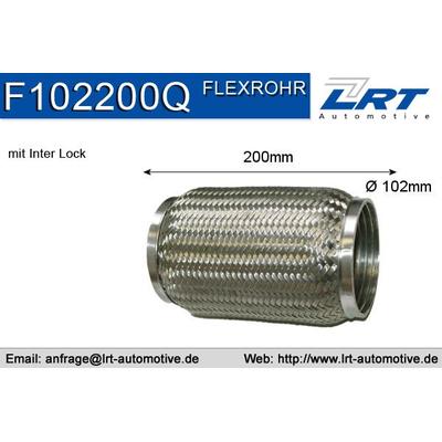 VEGAZ Flexrohr, Abgasanlage Ø102mm 102mm UFR-531