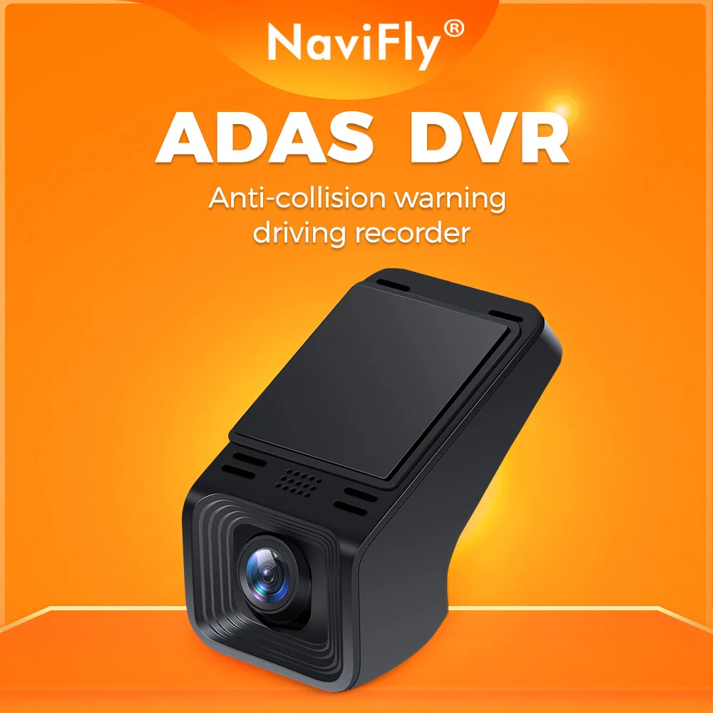 NaviFly Auto HD 1080P Nachtsicht Kamera DVR Recorder ADAS Unterstützt Fahren Auto Recorder Video USB Für DVD Multimedia Player Image