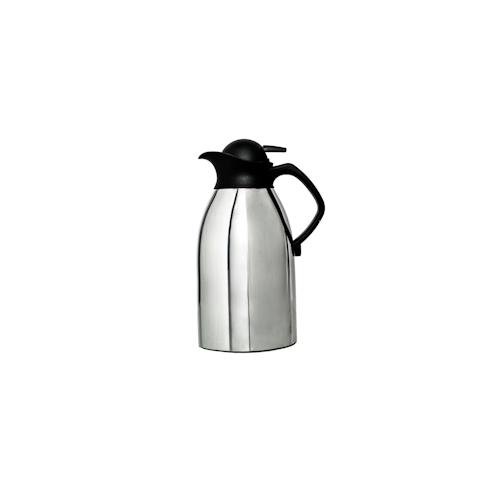 CHEFGASTRO Kaffee Thermoskanne 2L | HxB 26,6x13,4cm | Edelstahl