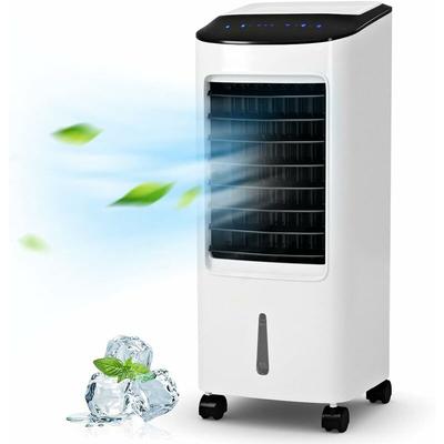 4 in 1 Klimageraet, Klimaanlage mit Wasserkühlung, Mobiler Luftkühler mit 3 Modi & 3