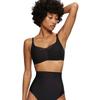 Bügelloser BH TRIUMPH "Shape Smart P", Damen, Gr. 1, N-Gr, schwarz, Microtouch, Obermaterial: 51% Polyamid, 25% Polyester, 24% Elasthan, unifarben, casual, BHs, glättend und schmeichelnd