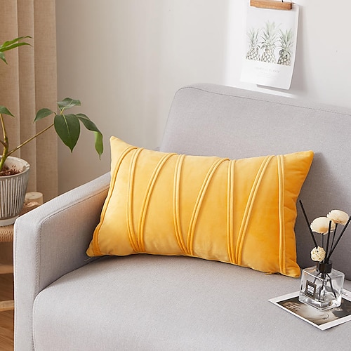 Dekorative Wurfkissen, Samtbezug für Kissen, Kissenbezug, Heimbüro-Kissenbezug, moderner Musterraum-Kissenbezug, Outdoor-Kissen für Sofa, Couch, Bett, Stuhl, Rosa, Blau, Salbeigrün, Lila Image