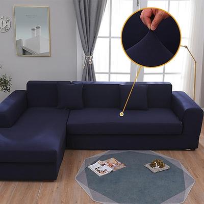 Stretch Schonbezug Schnittsofabezug einfarbig waschbarer Möbelschutz für Kinder, Haustiere geeignet für Sessel / Zweisitzer / 3 Sitzer / 4 Sitzer / L-Form-Sofa