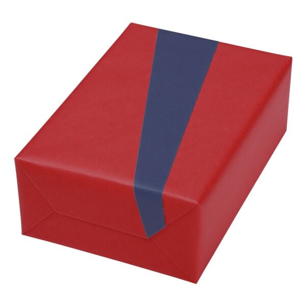 JUNG Geschenkpapier »UNI« rot / blau 50 cm x 20 m rot, 50 cm Image