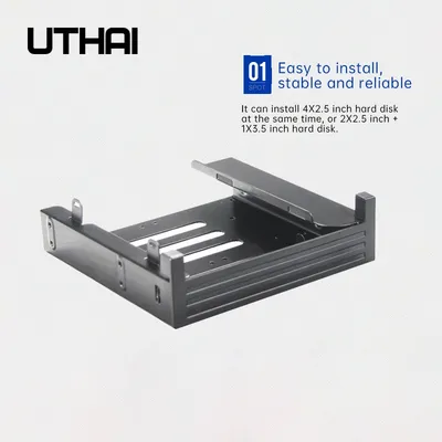 Optical Drive Turn Floppy Drive Bracket DVD Optical Drive Built-In Adapter Bracket 5.25 Inch