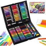 Fournitures d'art, paquet de 150 ensembles de dessin, kits d'art de peinture, fournitures d'art