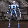 "ZD Toys Marvel studio Infinity SAGA Iron Man MK30 Mark 30 Mark XXX Blue Steel 7 ""1/10 Action Figure"