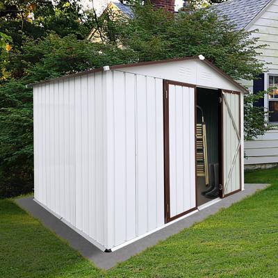 Metal garden sheds 10ftx12ft outdoor storage sheds