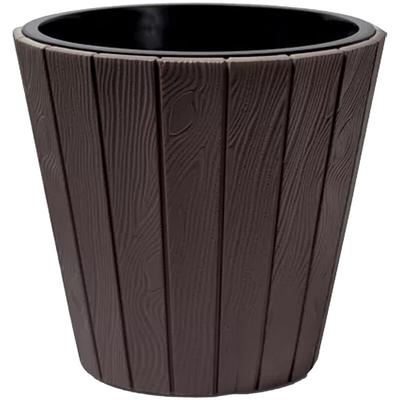 Woode 12L. Topf, Abmessungen (mm) 299x299x281, Farbe Braun Image