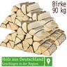 Flameup - Brennholz Kaminholz Birkenholz Holz 90 kg Birke Für Ofen und Kamin Kaminofen Feuerschale