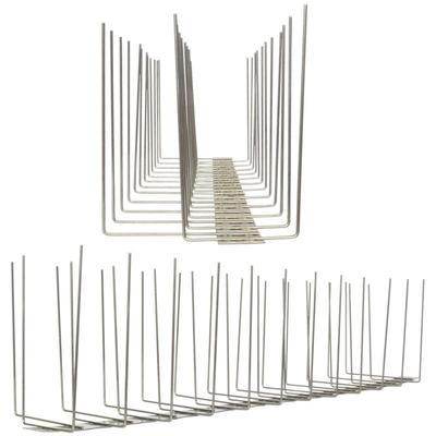 10 Meter (20 x 0,5m) Taubenspikes 3-reihig auf V2A-Titan - hochwertige Lösung für Vogelabwehr