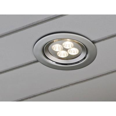 Schwenkbarer led Deckeneinbaustrahler 12,5 cm, geeignet für Bad und Außenbereich Image