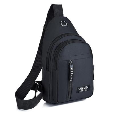 2023 New Chest Bag Men's Fashion Trend Oxford Cloth Single Shoulder Backpack Korean Casual Waterproof Single Shoulder Messenger Bag