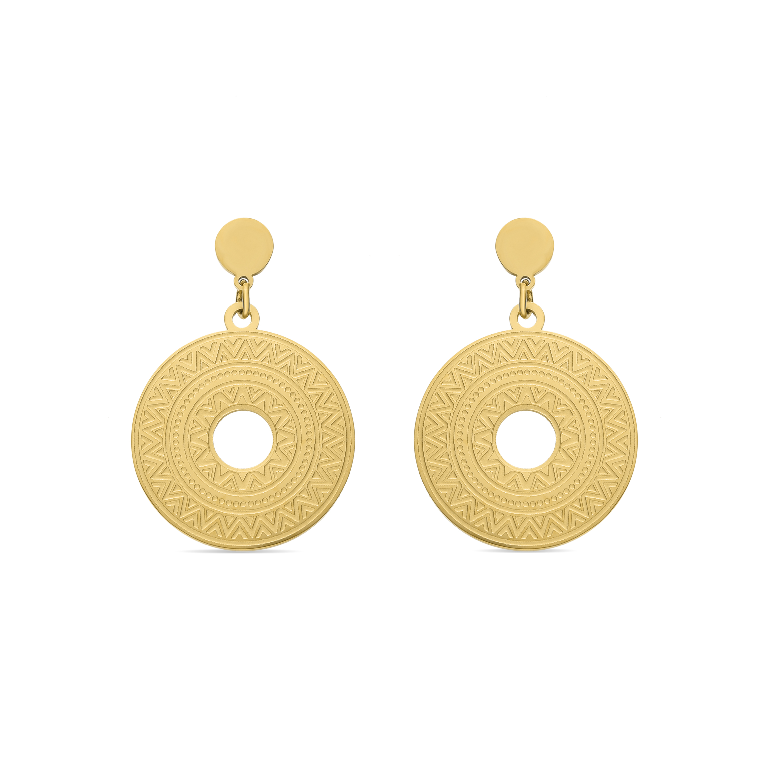 Luxenter-Ohrringe aus 18 Karat Gelbgold - Thata