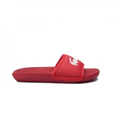 Lacoste Croco Slide 119 3 CMA Mens Red Sliders Image