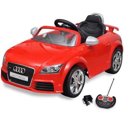 Vidaxl - Aufsitzauto für Kinder Audi tt rs mit Fernsteuerung Rot