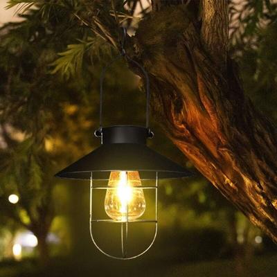 Solar-Außenlaterne, Vintage-Stil in Metall - Solar-LED-Lampe für Garten, Terrasse, Garten oder Weg Image