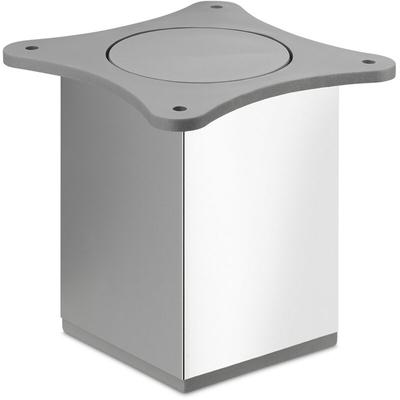 So-tech - 8er Pack - Möbelfuß quebec ii 65 x 65 mm Höhe 100 mm Chrom poliert Image