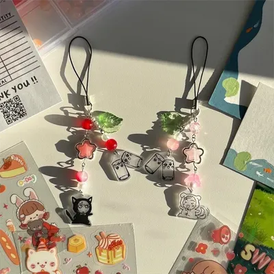 Handmade Nana mobile phone chain, Y2K, the best gift for her
