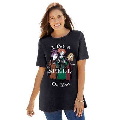 Plus Size Women's Disney Black Hocus Pocus Spell Tee by Disney in Black Hocus Pocus (Size 1X)