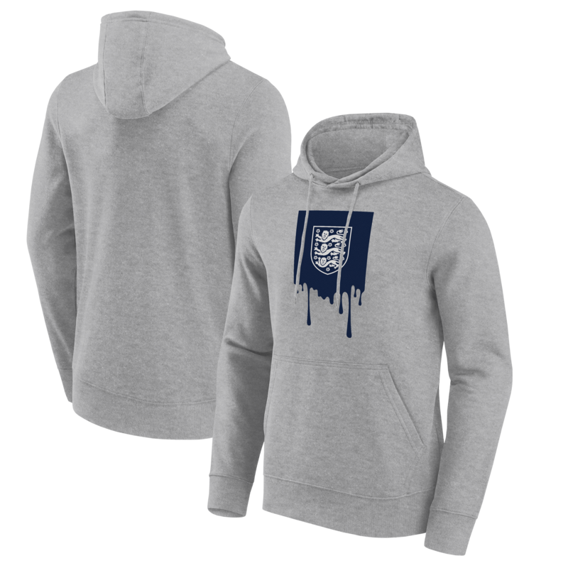 England Liquify Graphic Hoodie – Grau – Herren Image