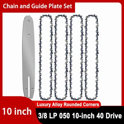 10 Inch 3/8"LP Electric Saw 40 Drive Links Chainsaw Chains Logging Saw Blade Pruning Chain Saw Chain Accessories Wood Cutting